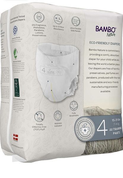 Підгузки-трусики Bambo Nature Данія 4 (8-15кг) 44шт (економ пакування в прозорій упаковці) 1457029875 фото