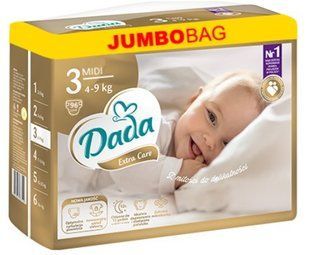 Підгузки Dada Premium extra care Польща 3 (4-9кг) 96шт 1460777405 фото
