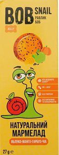 Натуральний мармелад Bob Snail Яблуко-Манго-Гарбуз-Чіа 27 г 2679403961 фото