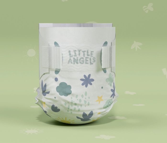 Підгузки Little angels Великобританія 3 (6-10кг) 56шт 2737752367 фото