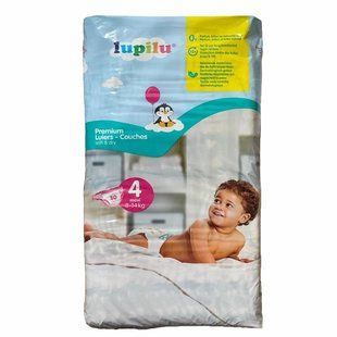 Підгузки Lupilu soft&dry 4 (8-14 кг) 80шт 2616845978 фото